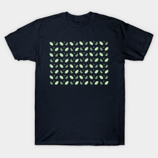 Mint Leaves Fresh Pattern T-Shirt